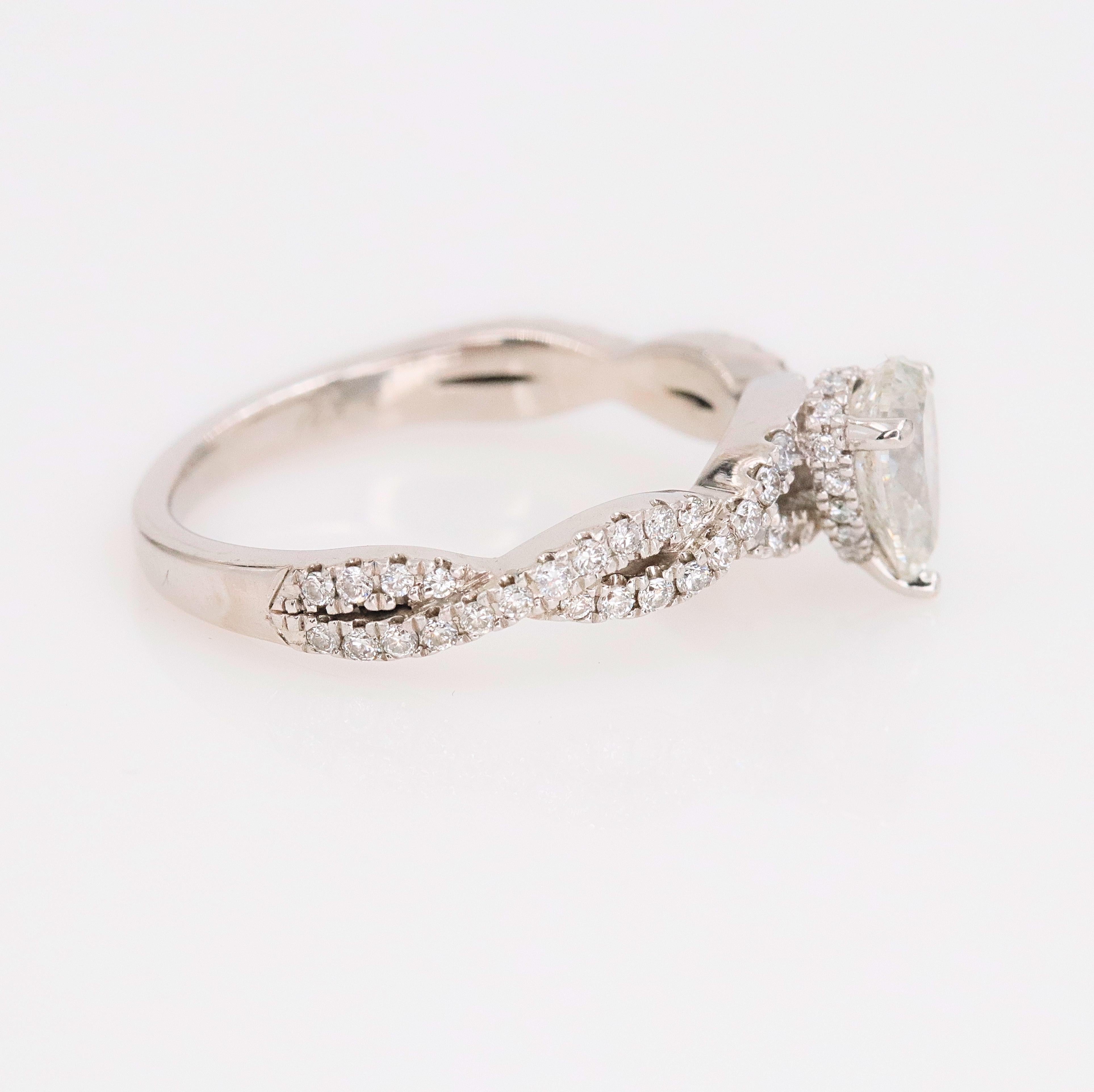neil lane pear shaped engagement ring