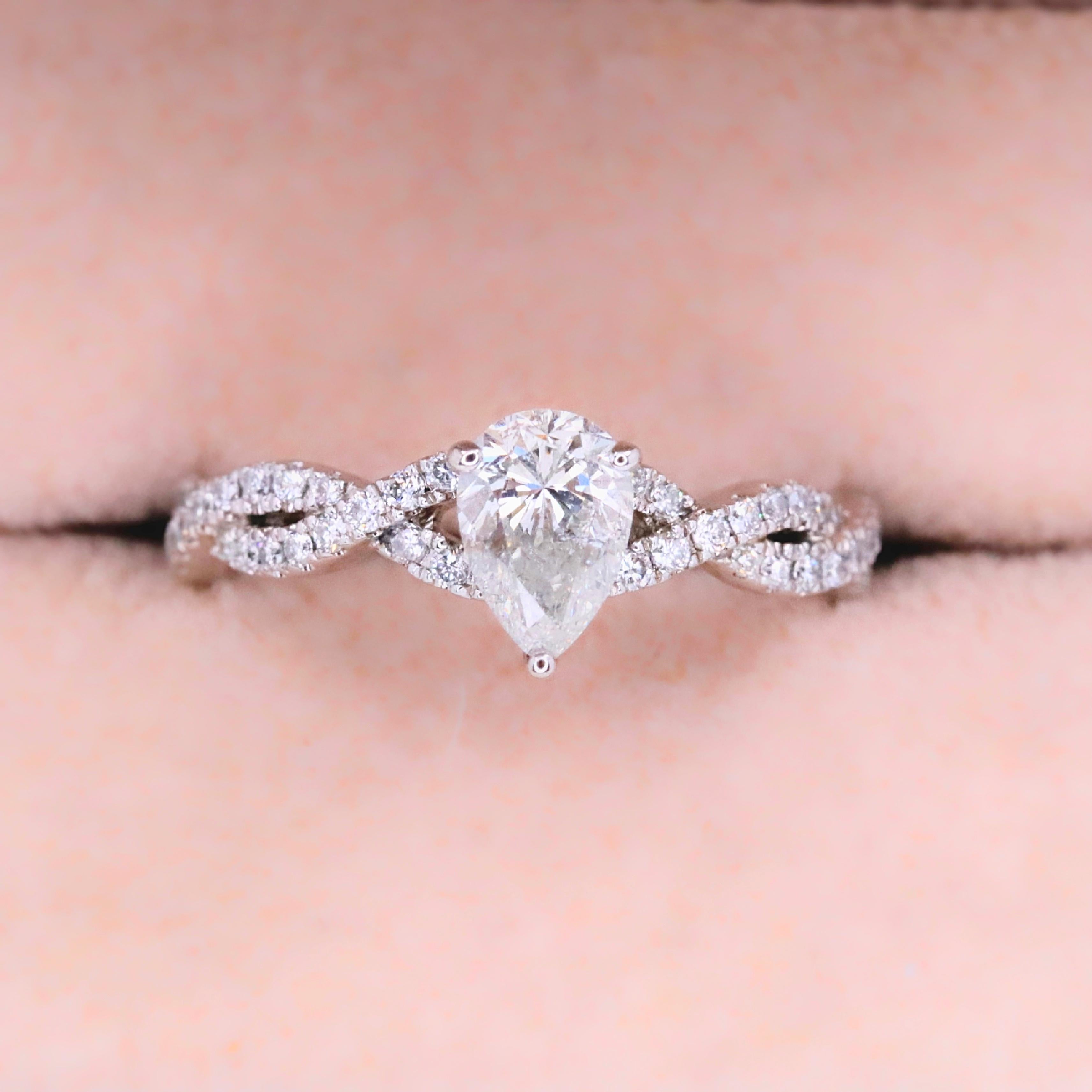 Neil lane pear shaped engagement rings top