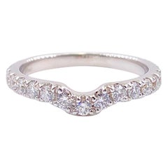 Neil Lane Bridal 5/8 Carat Round Diamond Band 14 Karat White Gold