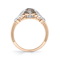 Neil Lane Couture Design Fancy Color Old Mine Brilliant-Cut Diamond Gold Ring