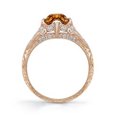 Neil Lane Couture Fancy Color Old Mine Brilliant-Cut Diamond, 18K Rose Gold Ring