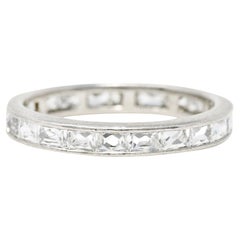 Neil Lane Couture French Cut 2.05 Carats Diamond Eternity Channel Band Ring