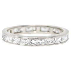 Neil Lane Couture Französischer Schliff 2,05 Karat Diamant Eternity Channel Band Ring