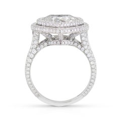 Neil Lane Couture Heart Shaped Diamond, Platinum Engagement Ring