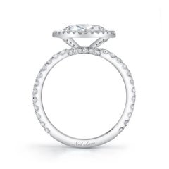 Neil Lane Couture Rose-Cut Diamond, Platinum Ring