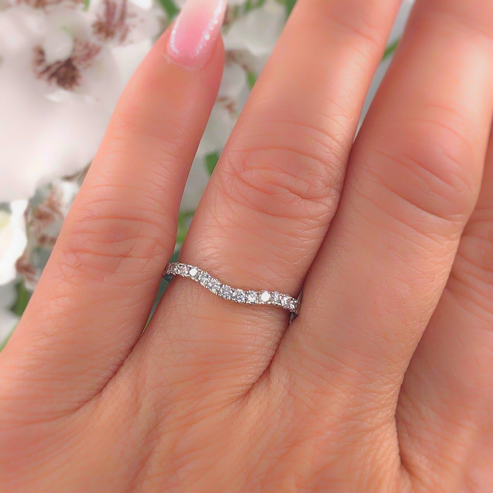 Neil lane curved wedding band sale