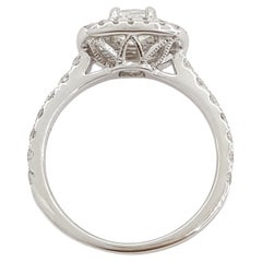 Neil Lane Cushion Cut Diamond Double Halo Ring
