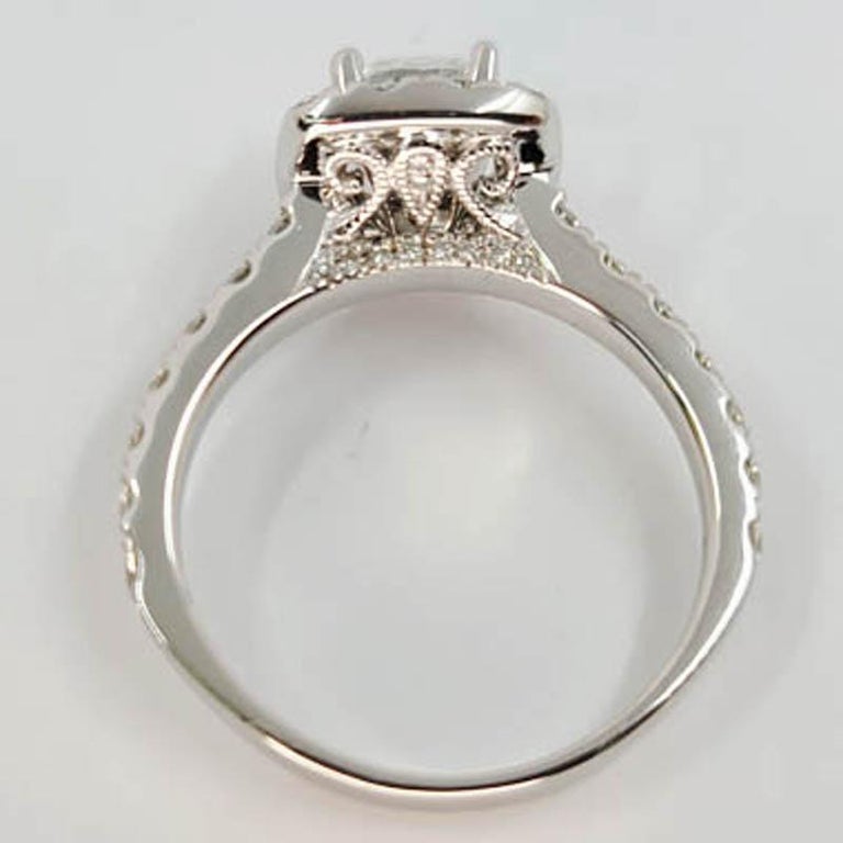 Neil Lane Cushion Cut Diamond Halo Engagement Ring at 1stDibs neil