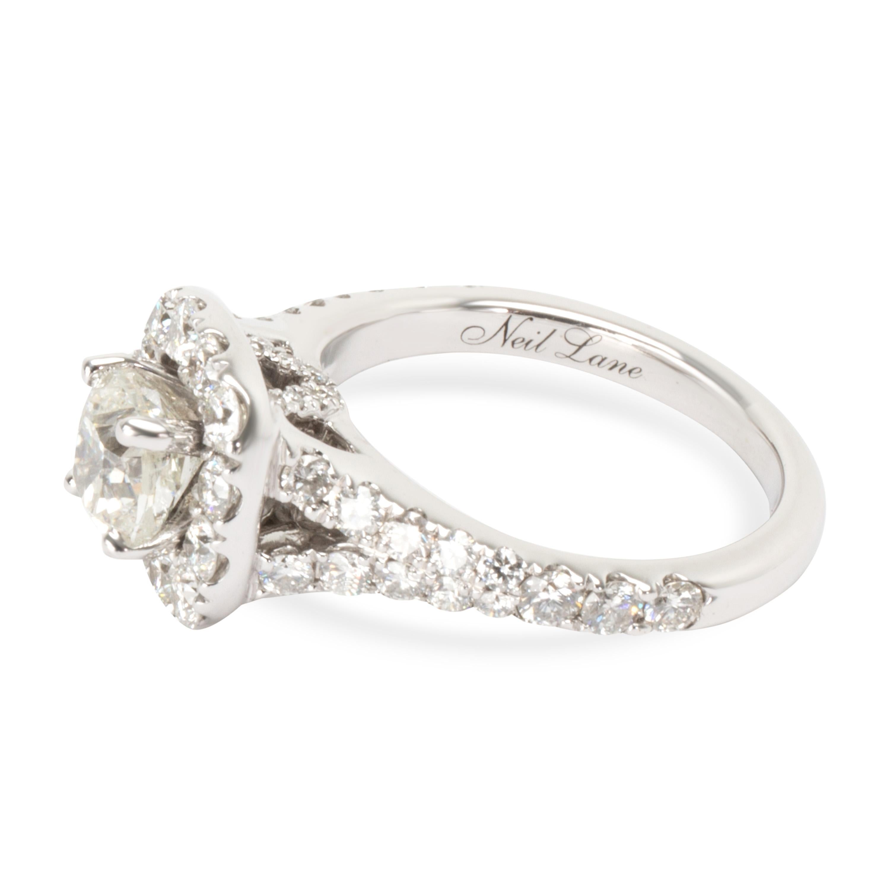 Neil Lane Diamond Diamond Ring in 14 Karat White Gold I I1 '2 1/6 Carat' In Excellent Condition In New York, NY