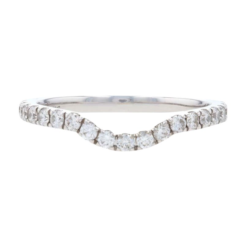 Neil Lane Diamond Enhancer Wedding Band White Gold 14k .38ctw French Guard Ring