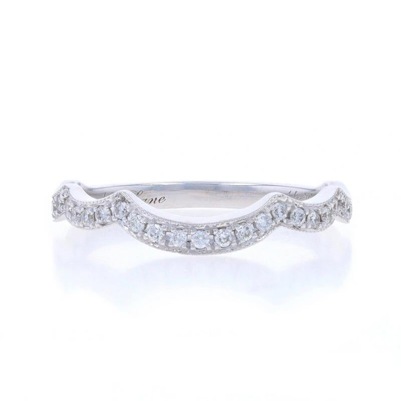 Retail Price: $1100

Size: 5 3/4
Sizing Fee: Up 1 1/2 sizes for $35 or Down 1/2 a size for $35

Brand: Neil Lane

Metal Content: 14k White Gold

Stone Information

Natural Diamonds
Carat(s): .20ctw
Cut: Round Brilliant
Color: G - H
Clarity: SI1 -
