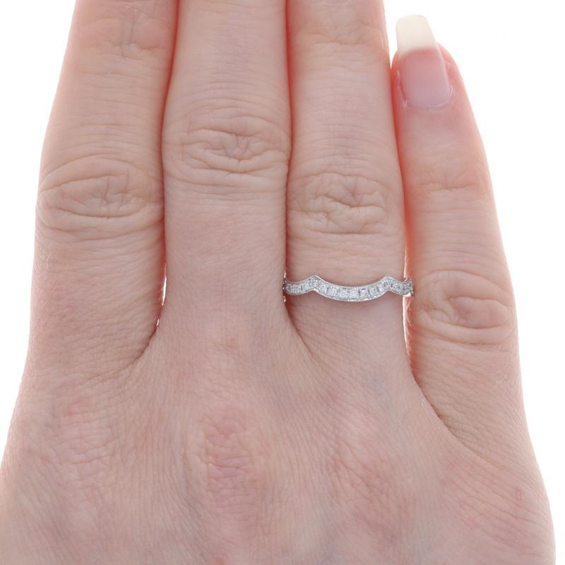 Round Cut Neil Lane Diamond Enhancer Wedding Band - White Gold 14k Rd .20ctw Guard Ring