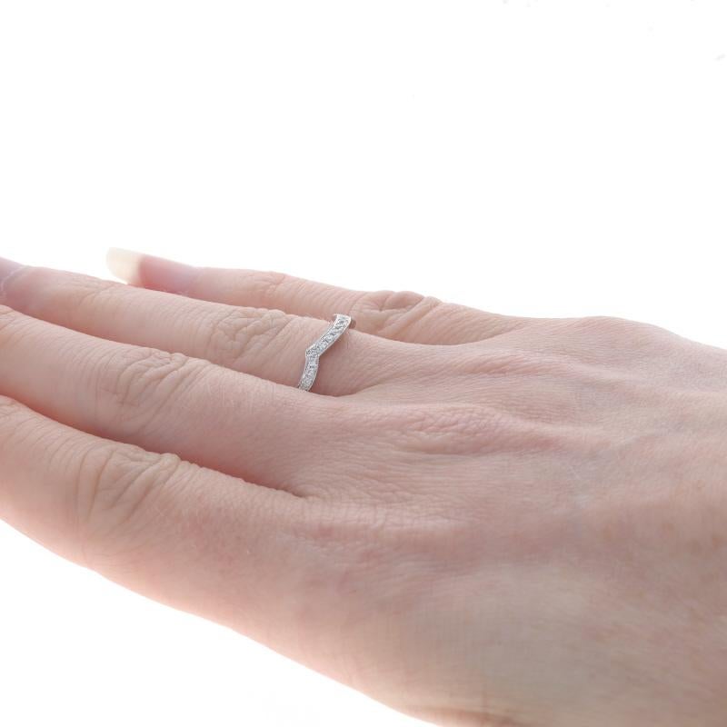 Women's Neil Lane Diamond Enhancer Wedding Band - White Gold 14k Rd .20ctw Guard Ring