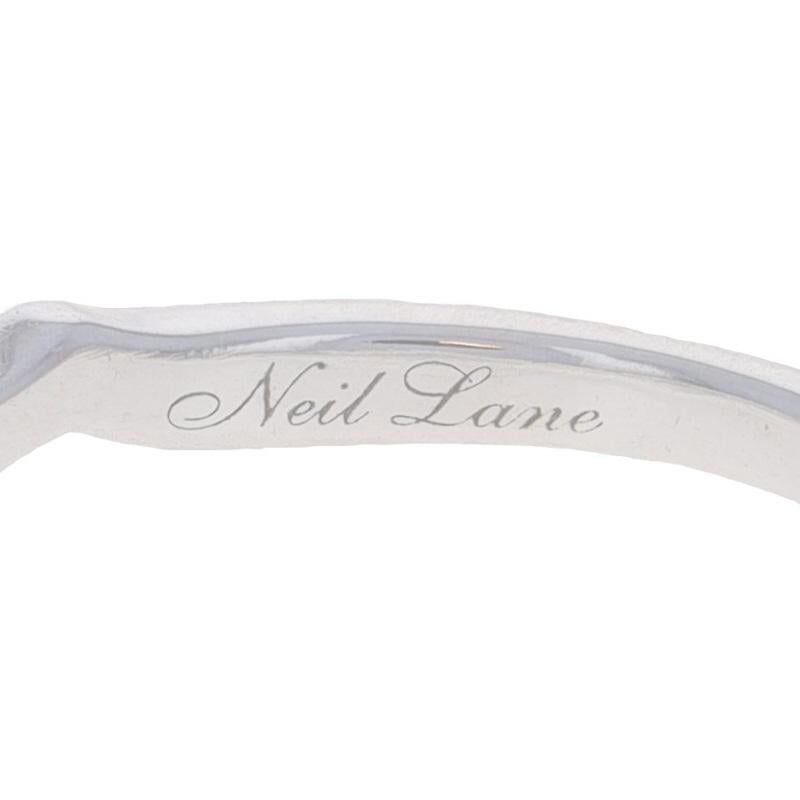 Neil Lane Diamond Enhancer Wedding Band - White Gold 14k Rd .20ctw Guard Ring 2
