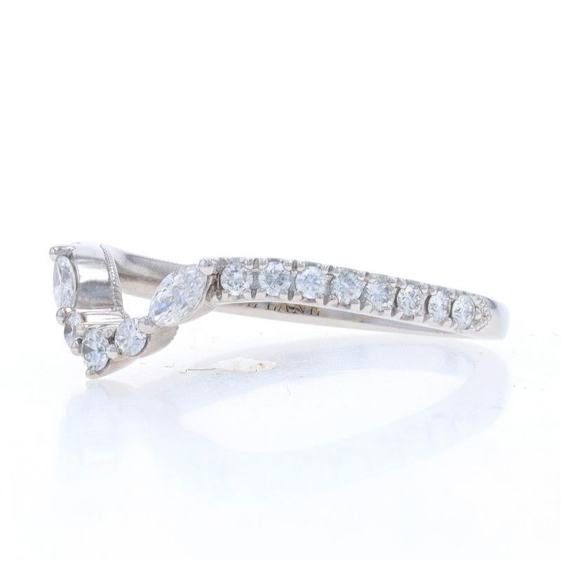 Neil Lane Diamond Enhancer Wedding Band WhiteGold 14k .37ctw GuardRing 940661426 In Excellent Condition For Sale In Greensboro, NC
