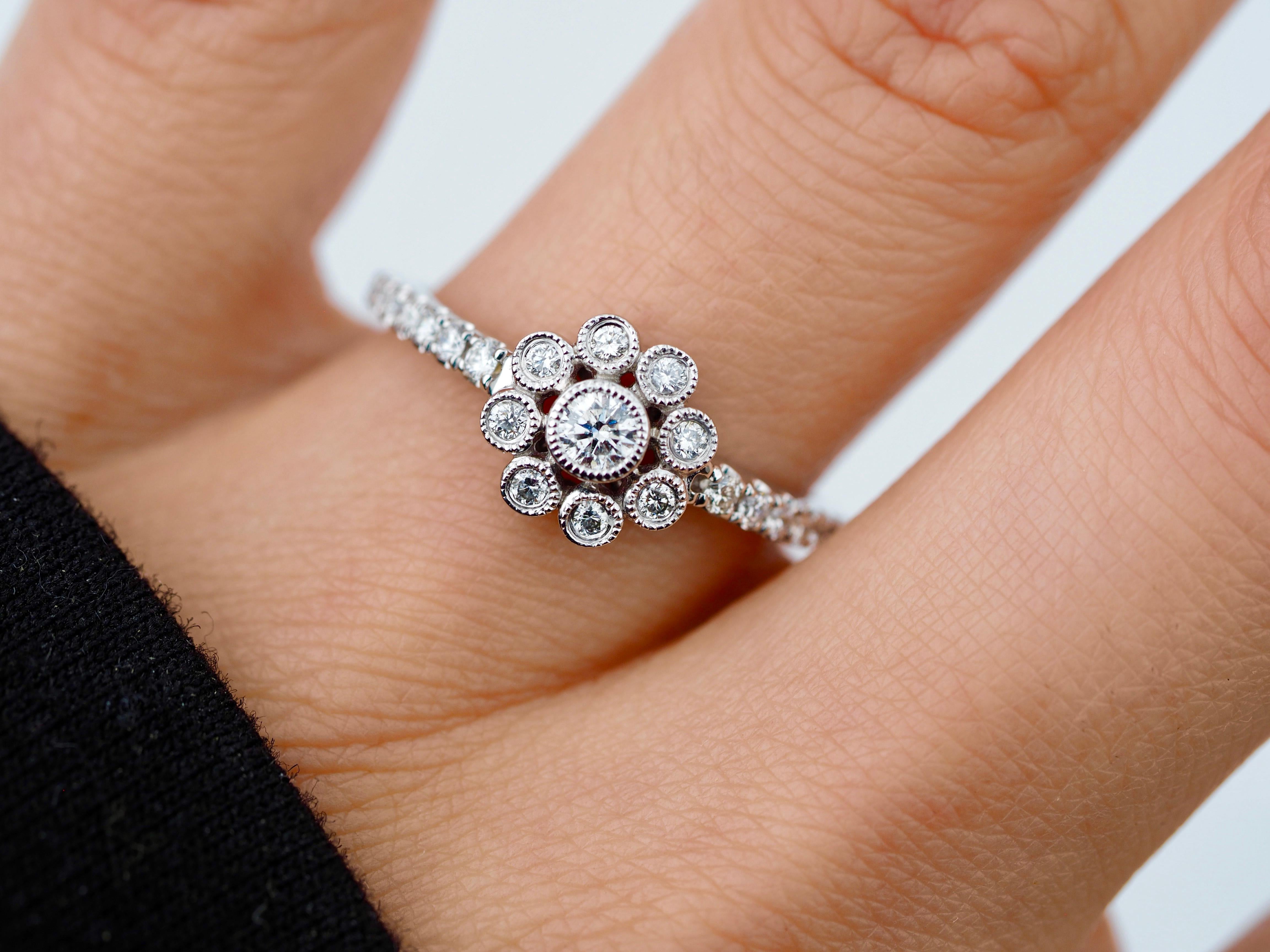 Neil lane hotsell flower ring