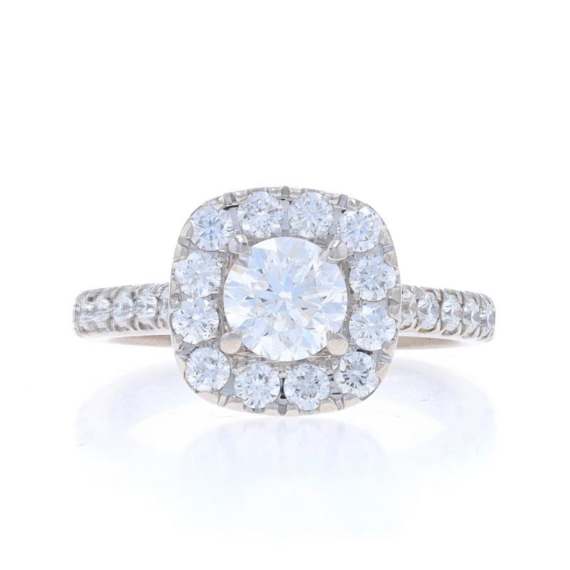 Retail Price: $9000

Size: 5 1/2
Sizing Fee: Up 2 sizes for $50 or Down 1/2 a size for $40

Brand: Neil Lane

Metal Content: 14k White Gold

Stone Information

Natural Diamond
Carat(s): .70ct
Cut: Round Brilliant
Color: H
Clarity: I1

Natural