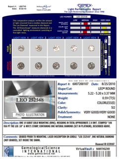 Neil Lane Engagement Ring with LEO Diamond 1.45 Carat
