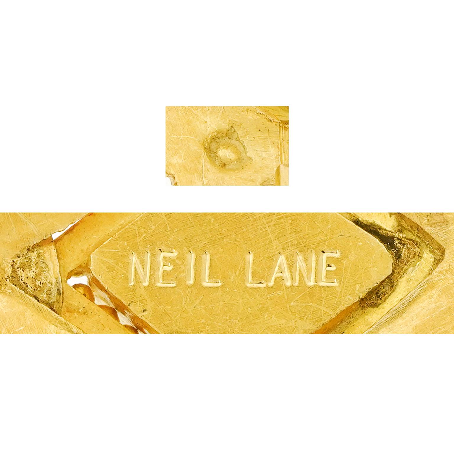 Women's or Men's Neil Lane Extra Fabulous Renaissance Revival 18k  Earrings For Sale