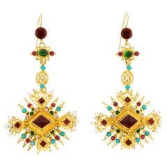 Neil Lane Extra Fabulous Renaissance Revival 18k  Earrings