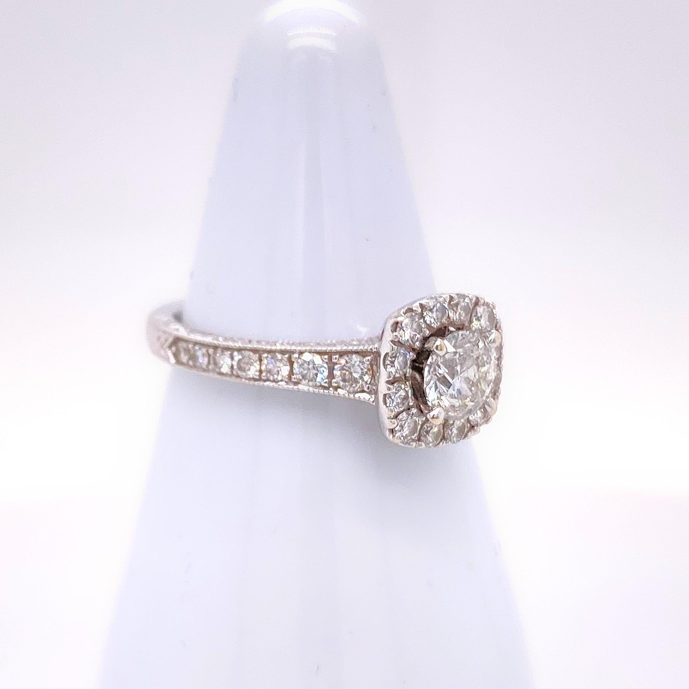 1/6 carat diamond size