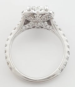 Neil Lane Heart Shape Diamond Halo Engagement Ring