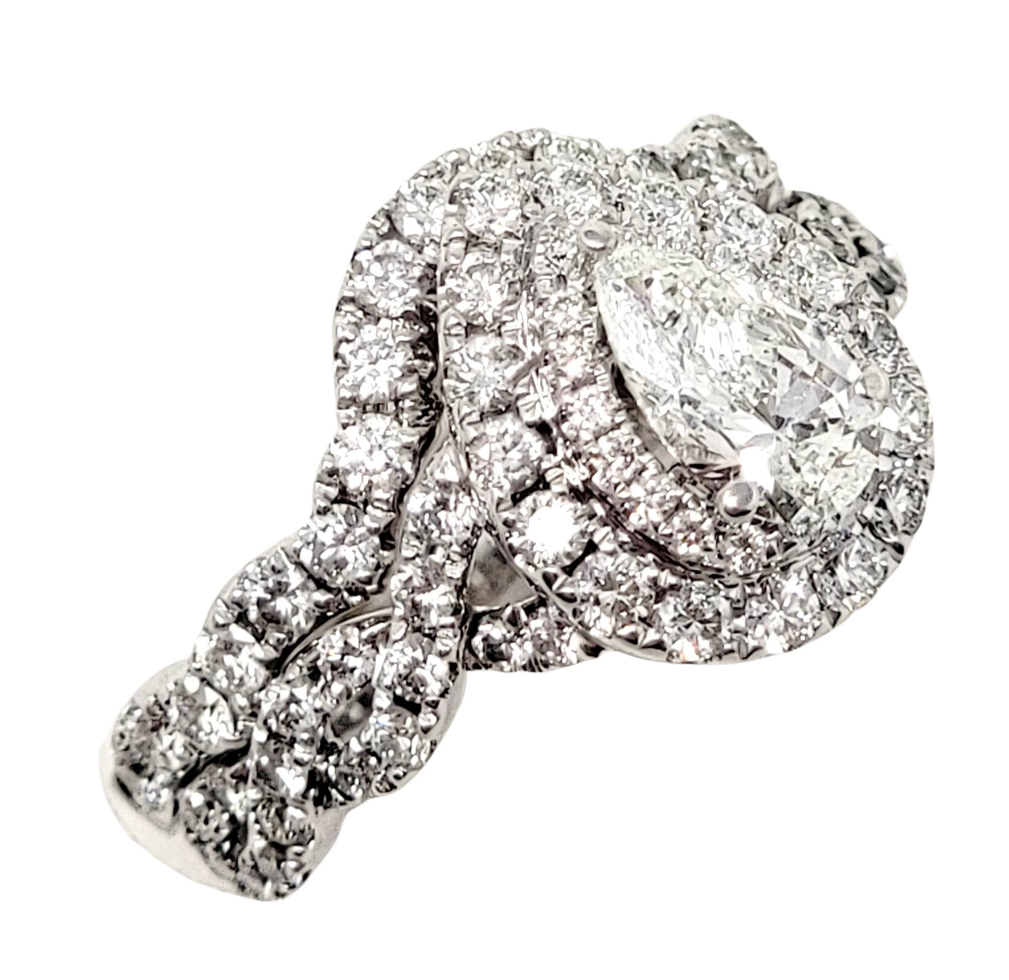 halo wedding set