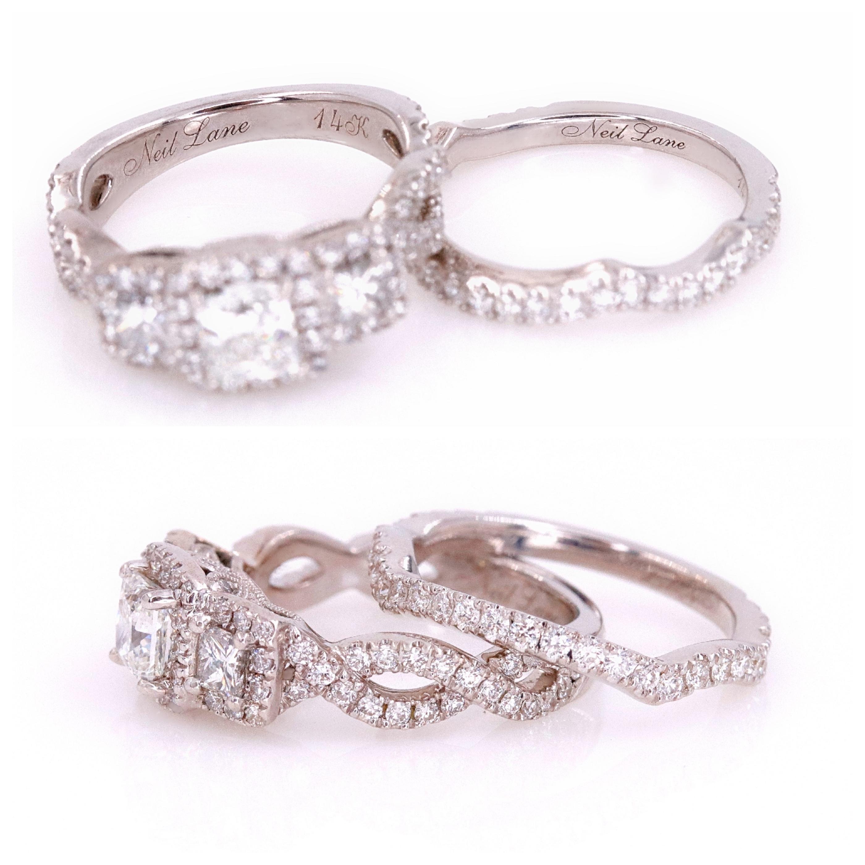 neil lane three stone engagement rings