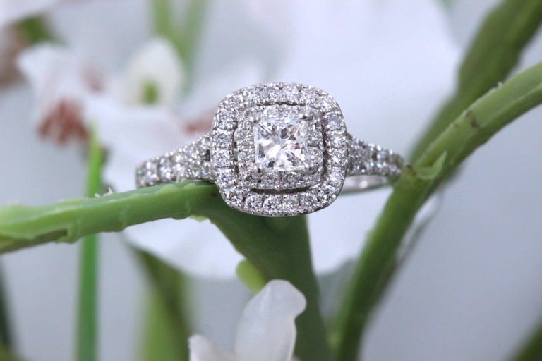 Neil lane double halo princess cut best sale