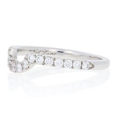 Neil Lane White Gold Diamond Enhancer Wedding Band, 14k Round Cut .50ctw Ring