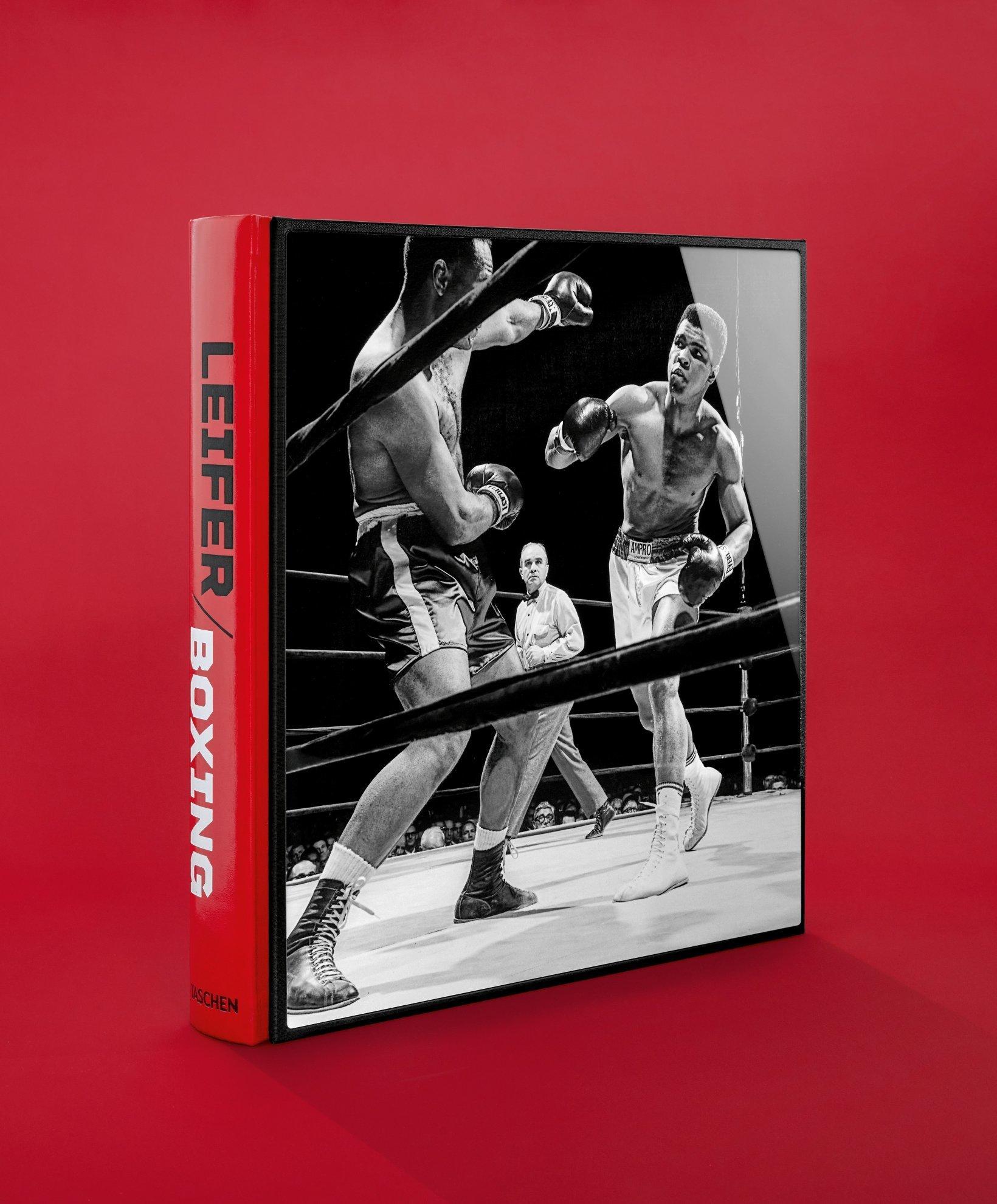 Collector’s Edition of 1,000 numbered copies, each signed by Neil Leifer.
ChromaLuxe aluminum hardcover in slipcase, 14.2 x 15.2 in., 24.84 lb, 424 pages.

Neil Leifer has shot almost every important boxing match for the last 60 years, from the