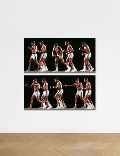 Ali Invents the Double-Clutch Shuffle, 1966, Photographic print, on Aluminum