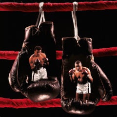 Ali Vs. Liston II, 1965', Impresión fotográfica en color, sublimación sobre aluminio