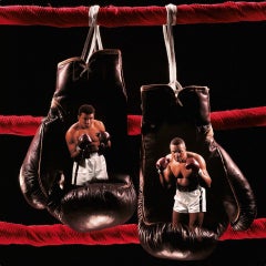 Ali vs. Liston II, 1965, Farbfotografischer Druck, Farbsublimation auf Aluminium