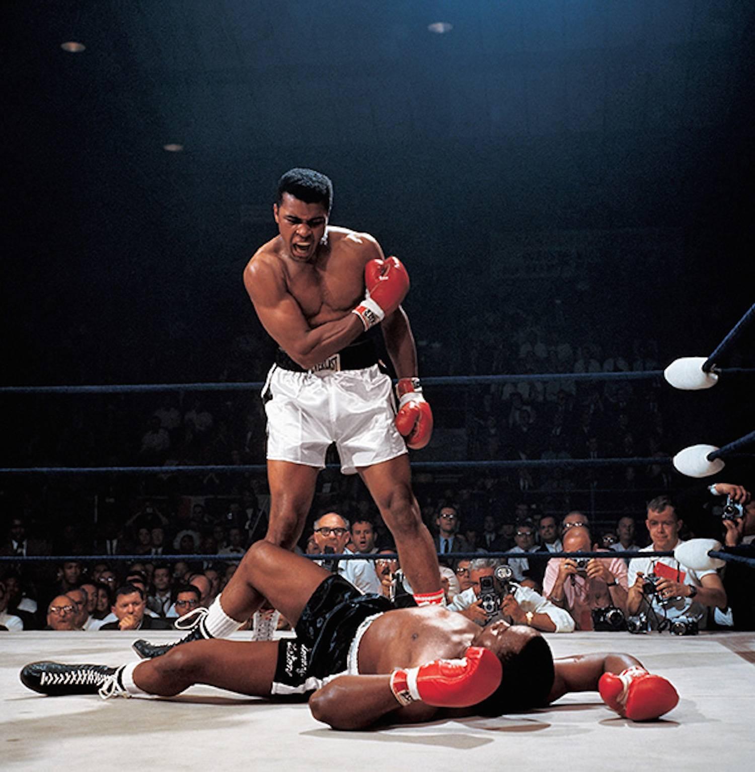 Muhammad Ali Vs. Liston II, 1965 - Photograph by Neil Leifer