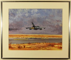 Sepecat Jaguar Making a Low Pass by Neil Lenard