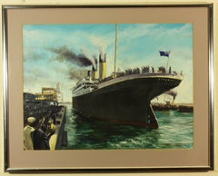 Titanic at the White Star Dock Southampton