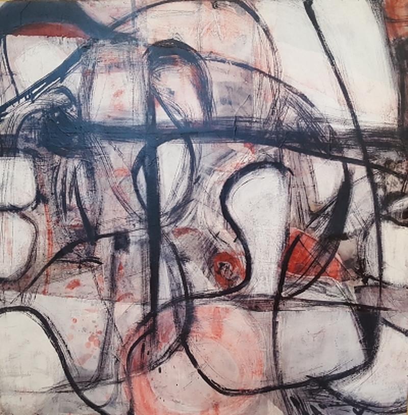 Abstract Painting Neil MARSHALL -  Jack of Diamonds, 2017 