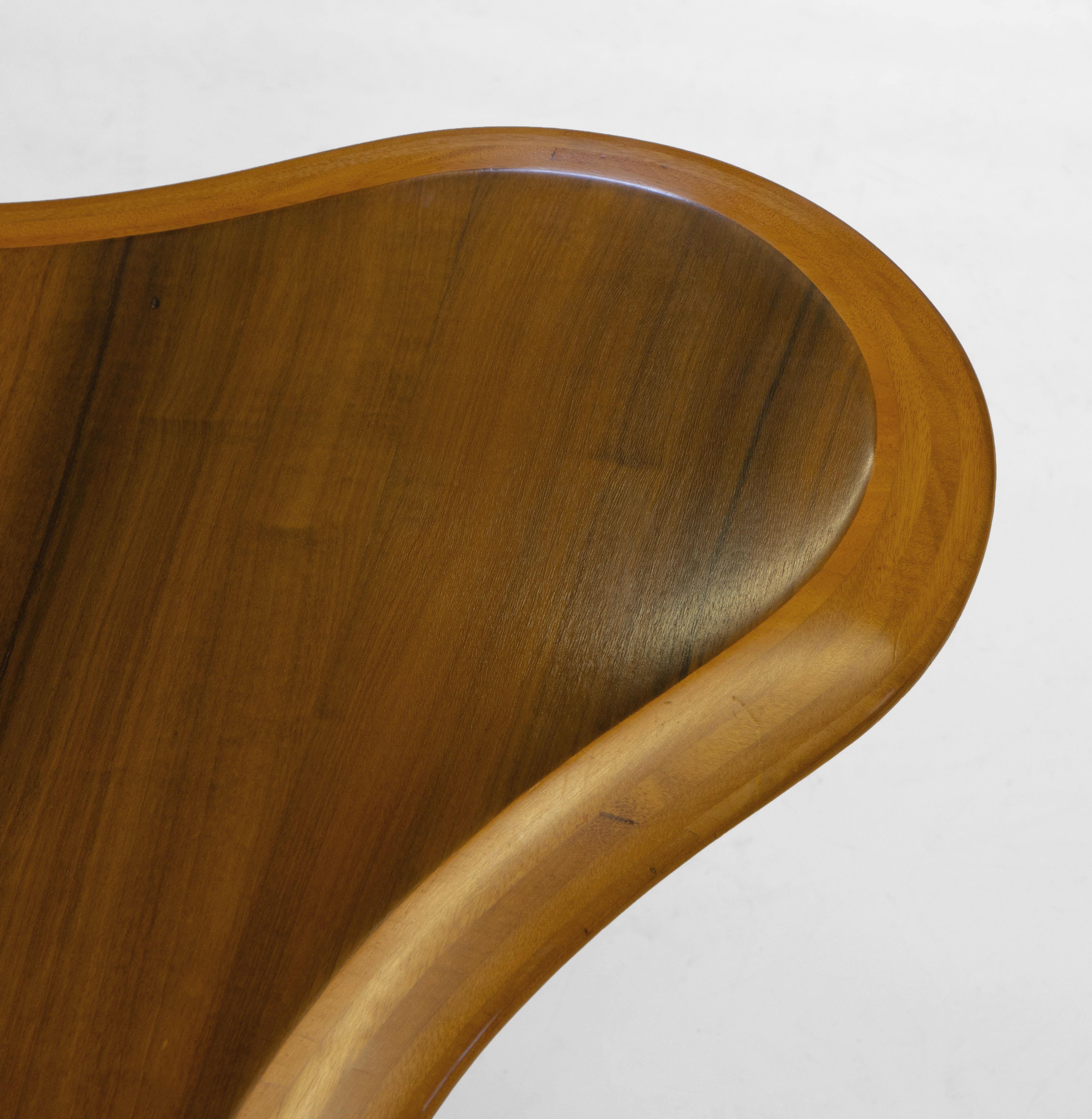 Neil Morris Queensland Walnut Cloud Table, 1947 5
