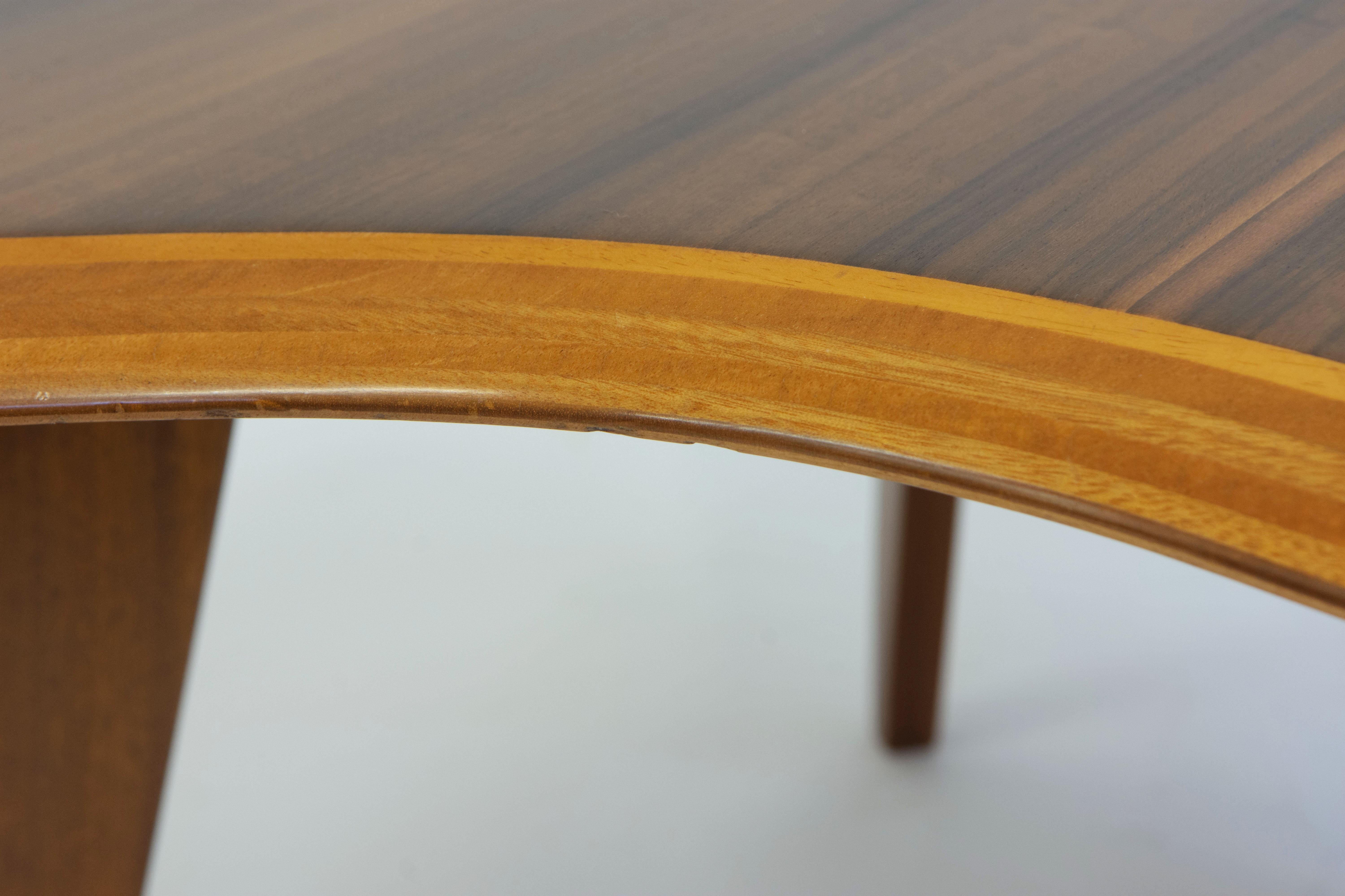 Neil Morris Queensland Walnut Cloud Table, 1947 3