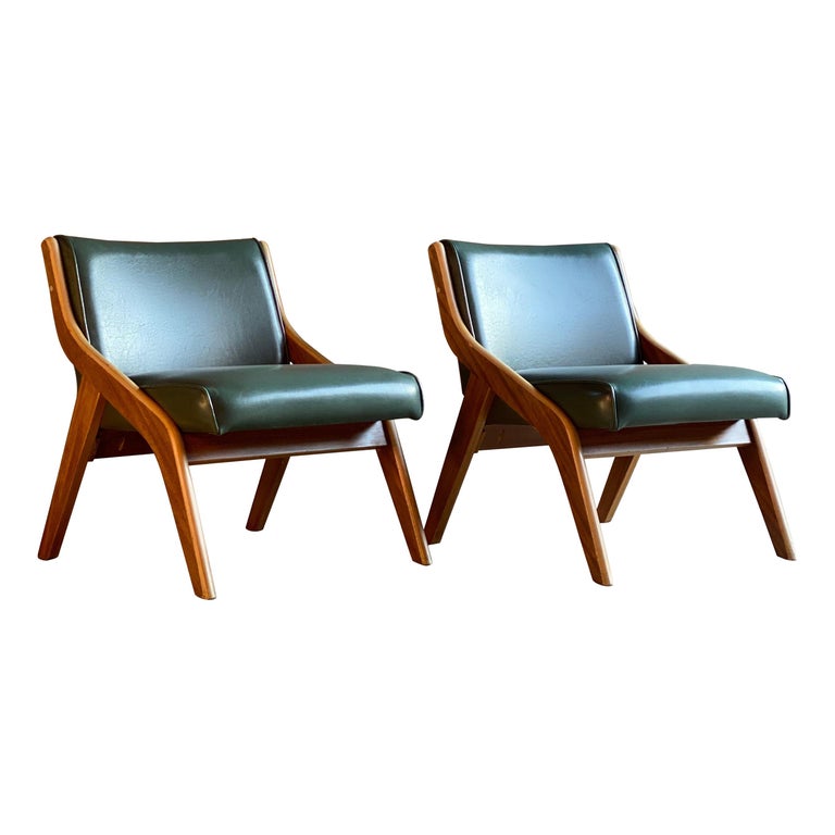Neil Morris Walnut Lounge Chairs For Morris Furniture Glasgow
