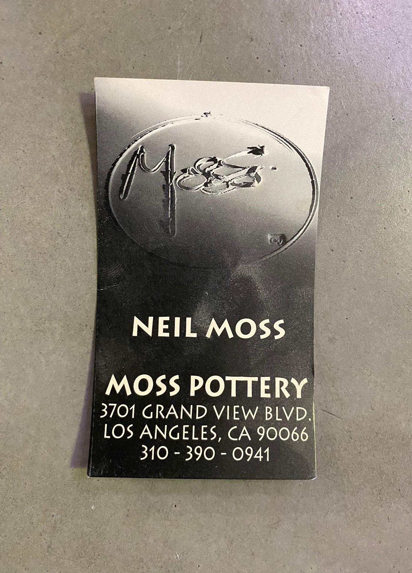 Neil Moss Signed Beautifully Glazed California Studio Pottery Ceramic Vase 4