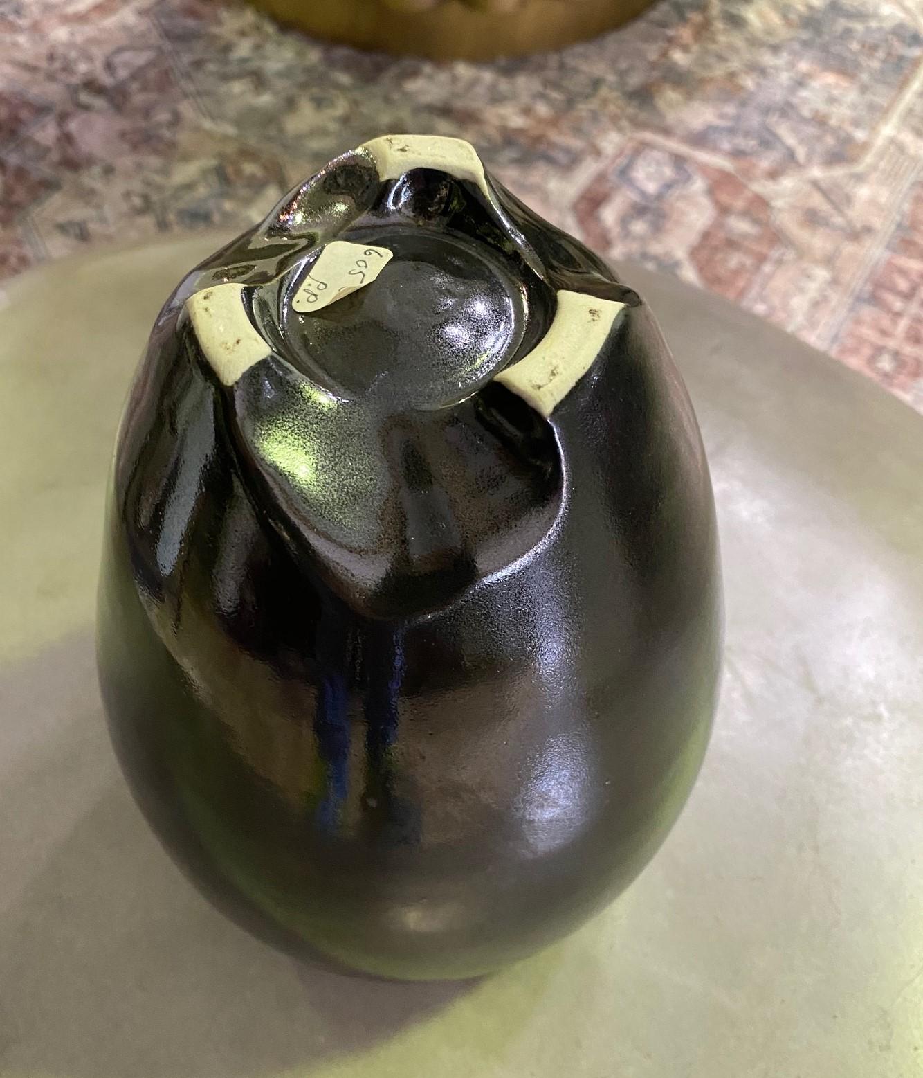 Neil Moss Signed Beautifully Glazed California Studio Pottery Ceramic Vase 1