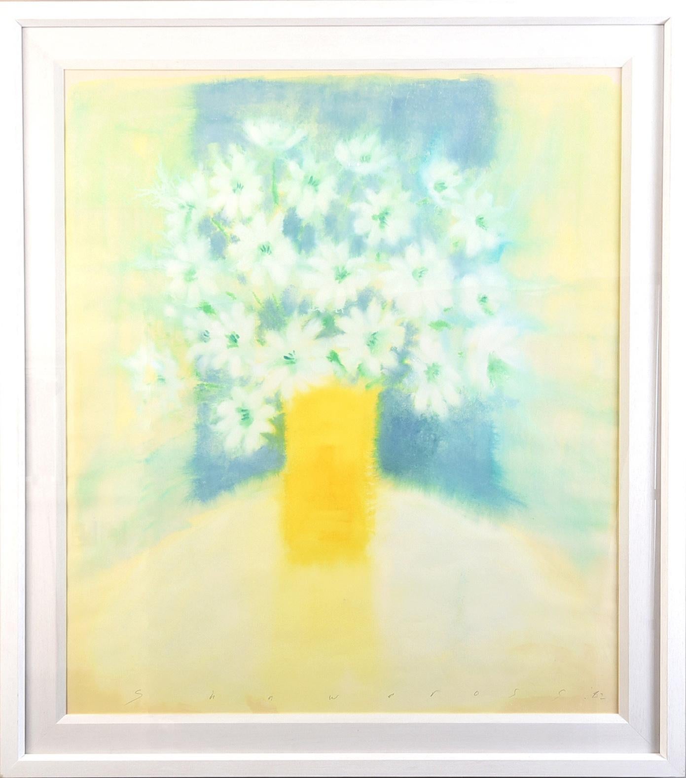 'Yellow Vase and Flowers' by Neil Shawcross RHA RUA For Sale 2