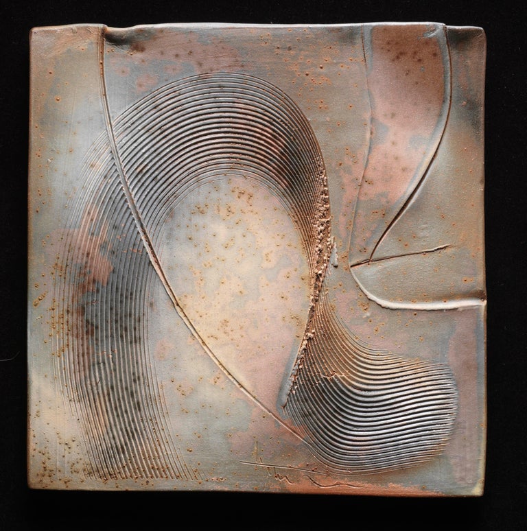 Neil Tetkowski - Ceramic Texture Square Sculpture Abstract Wall Earth ...