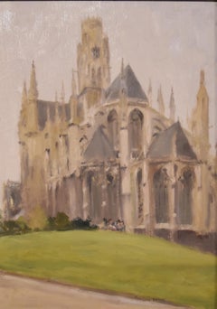 Oil Painting by Neil Tyler "A French Church"