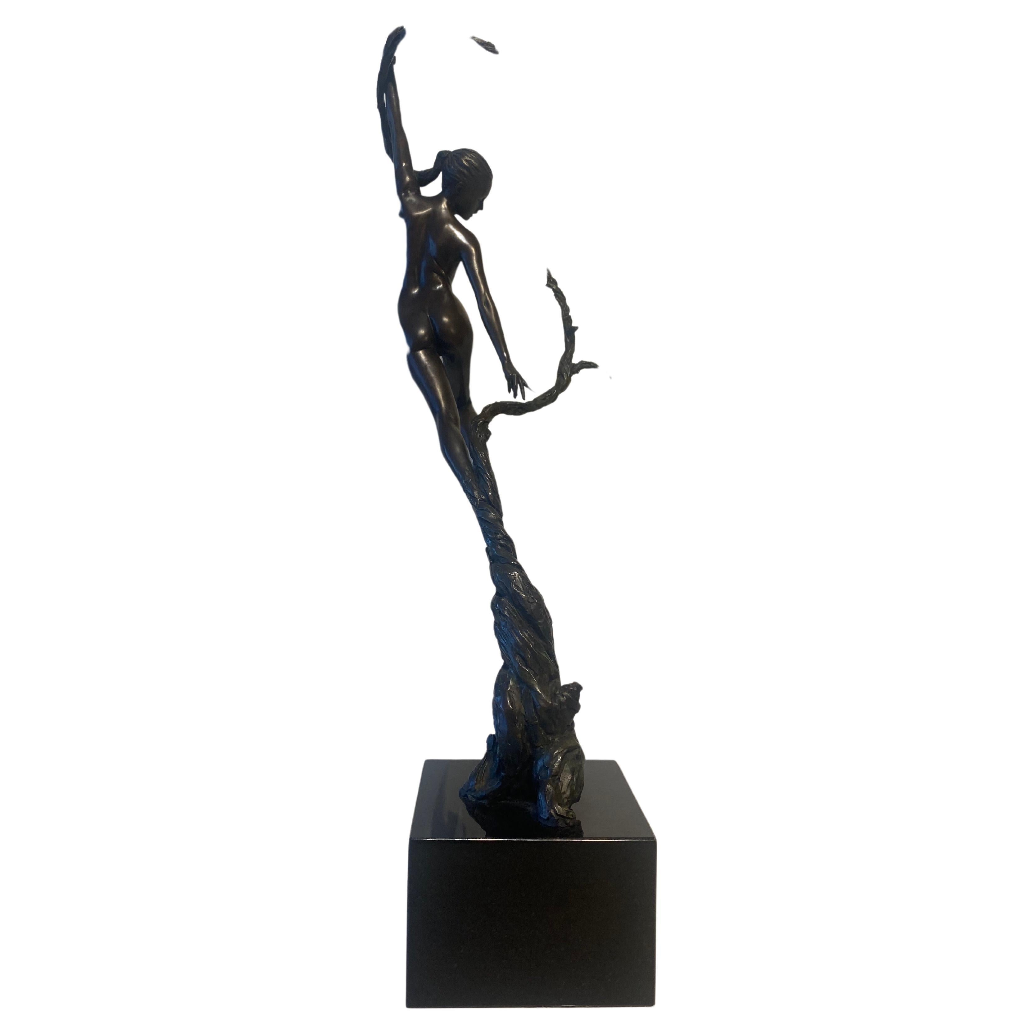 Neil Welch. 
Grande sculpture en bronze intitulée 
