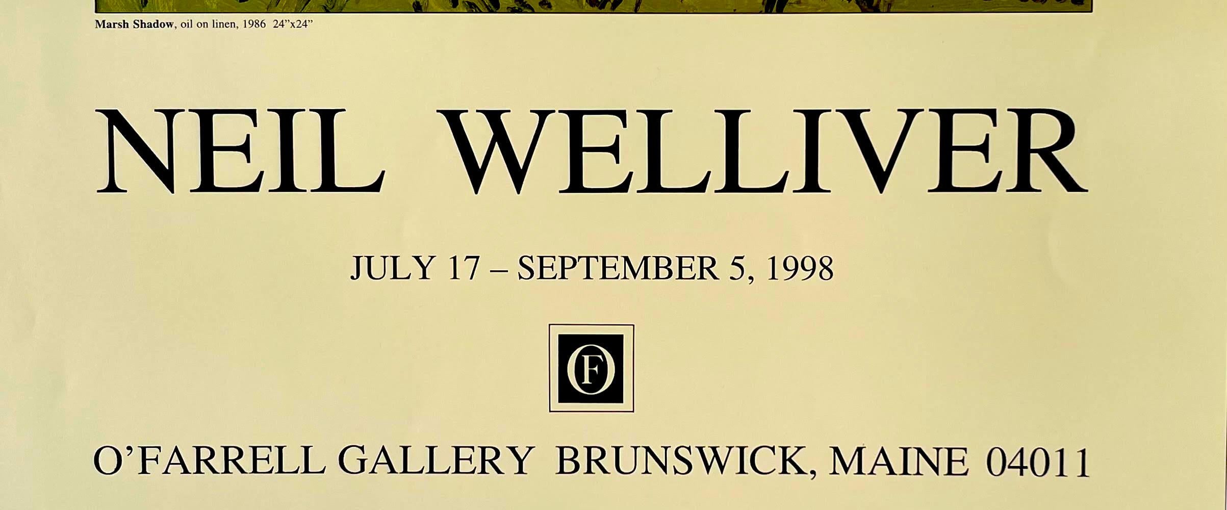 Affiche Neil Welliver at O'Farrel Gallery en vente 1