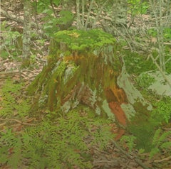 Neil Welliver 'Stump' 1975, Vintage Poster