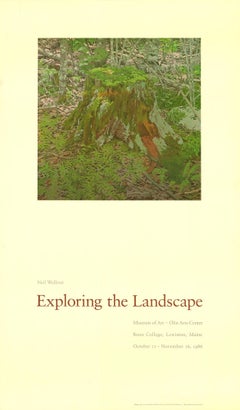 Neil Welliver 'Stump' 1975, Vintage By Neil Welliver 'Stump' 1975, Vintage By